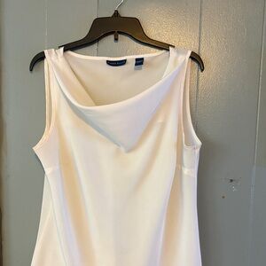 Karen Scott Cream Sleeveless Blouse